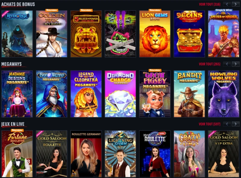 mafiacasino games page